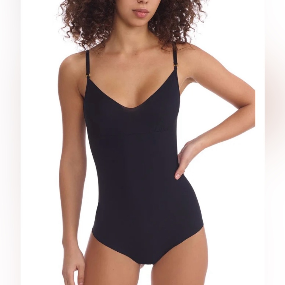 Commando Control Elegant Black Bodysuit